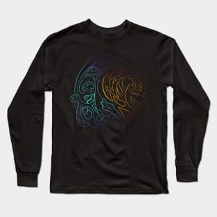 Fire and Water Elements Long Sleeve T-Shirt